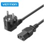 Comprar Cable de Alimentación Vention ZCJBAC/ IEC C13 Hembra - CEE7 Macho/ 1.8m/ Negro - Ganga Electrónica