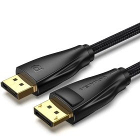 Comprar Cable DisplayPort 1.4 8K Vention HCCBI/ DisplayPort Macho - DisplayPort Macho/ 3m/ Negro - Ganga Electrónica