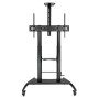 Comprar Soporte de Suelo con Ruedas Inclinable/ Nivelable TOOQ FS20404HM-B para TV de 60-100'/ hasta 100kg - Ganga Electrónica