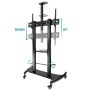 Comprar Soporte de Suelo con Ruedas Inclinable/ Nivelable TOOQ FS20404HM-B para TV de 60-100'/ hasta 100kg - Ganga Electrónica