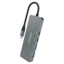 Comprar Hub USB Tipo-C Aisens A109-0694/ 2xUSB/ 2xUSB Tipo-C/ Gris - Ganga Electrónica