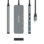 Comprar Hub USB Tipo-C Aisens A109-0694/ 2xUSB/ 2xUSB Tipo-C/ Gris - Ganga Electrónica