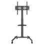 Comprar Soporte de Suelo Orientable/ Inclinable con Ruedas Fonestar STS-4244N para TV de 32-65'/ hasta 35kg - Ganga Electrónica