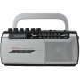 Comprar Radio Cassete Daewoo DW1107/ con Cable/ a Pilas/ Negra y Plateada - Ganga Electrónica