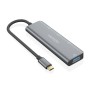 Comprar Hub USB Tipo-C Aisens A109-0764/ 3xUSB/ 1xUSB Tipo-C/ Gris - Ganga Electrónica