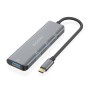 Comprar Hub USB Tipo-C Aisens A109-0764/ 3xUSB/ 1xUSB Tipo-C/ Gris - Ganga Electrónica