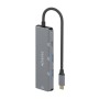 Comprar Hub USB Tipo-C Aisens A109-0764/ 3xUSB/ 1xUSB Tipo-C/ Gris - Ganga Electrónica