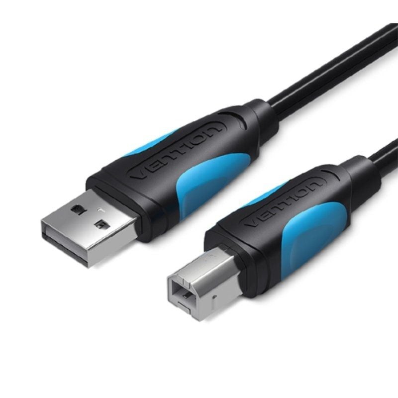 Comprar Cable USB 2.0 Impresora Vention VAS-A16-B150/ USB Tipo-B Macho - USB Macho/ 480Mbps/ 1.5m/ Negro - Ganga Electrónica