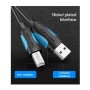 Comprar Cable USB 2.0 Impresora Vention VAS-A16-B150/ USB Tipo-B Macho - USB Macho/ 480Mbps/ 1.5m/ Negro - Ganga Electrónica