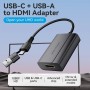 Comprar Adaptador Vention ACYHB/ USB Tipo-C Macho/ USB Macho - HDMI Hembra - Ganga Electrónica
