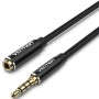Comprar Cable Estéreo Vention BHCBD/ Jack 3.5 Macho - Jack 3.5 Hembra/ 50cm/ Negro - Ganga Electrónica