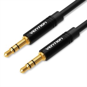 Comprar Cable Estéreo Vention BAKBF/ Jack 3.5 Macho - Jack 3.5 Macho/ 1m/ Negro - Ganga Electrónica