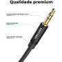 Comprar Cable Estéreo Vention BAKBF/ Jack 3.5 Macho - Jack 3.5 Macho/ 1m/ Negro - Ganga Electrónica