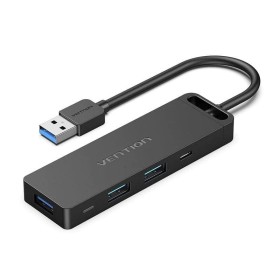 Comprar Hub USB 3.0 Vention CHVBB/ 3xUSB/ 1xMicroUSB PD/ 1xLector Tarjetas - Ganga Electrónica