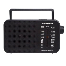 Comprar Radio Portátil Daewoo DW1123/ Negra - Ganga Electrónica