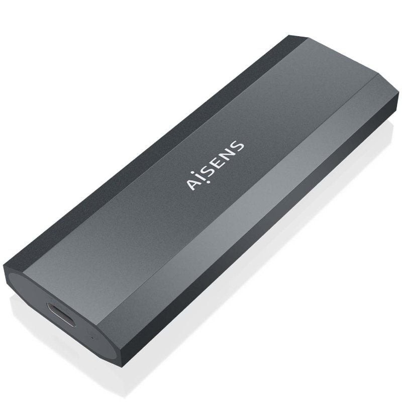 Comprar Caja Externa para Disco SSD M.2 NVMe Aisens ASM2-029GR/ USB 3.2/ Sin tornillos - Ganga Electrónica