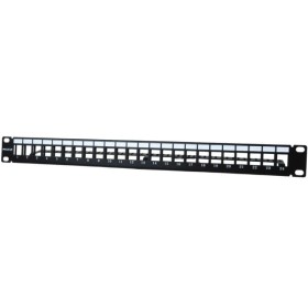 Comprar Patch Panel Phasak PA 3424/ 24 Puertos/ Cat.6/ Altura 1U/ Gestión de Cable/ Conectores RJ45 UTP No Incluidos - Ganga Ele