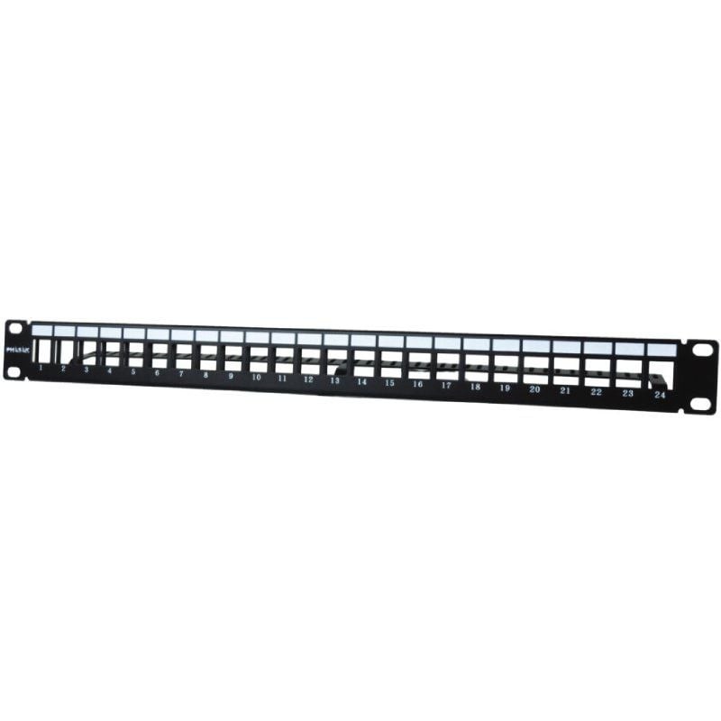 Comprar Patch Panel Phasak PA 3424/ 24 Puertos/ Cat.6/ Altura 1U/ Gestión de Cable/ Conectores RJ45 UTP No Incluidos - Ganga Ele