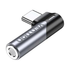 Comprar Adaptador Audio Vention BGWH0/ Jack 3.5 Hembra - USB Tipo-C Macho/ Gris - Ganga Electrónica