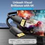 Comprar Cable DisplayPort 1.2 4K Vention HAKBL/ DisplayPort Macho - DisplayPort Macho/ 10m/ Negro - Ganga Electrónica