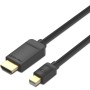 Comprar Cable Conversor Vention HABBH/ Mini DisplayPort Macho - HDMI Macho/ 2m/ Negro - Ganga Electrónica