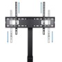 Comprar Soporte de Suelo Inclinable/ Ajustable TOOQ MOON FS2287M-B para TV de 37-75'/ hasta 40kg - Ganga Electrónica