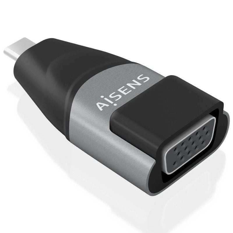 Comprar Adaptador USB Tipo-C Aisens A109-0863/ USB Tipo-C Macho/ VGA Hembra - Ganga Electrónica