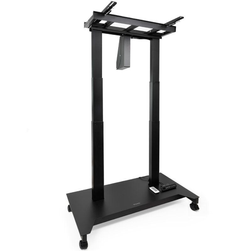 Comprar Soporte de Suelo Eléctrico/ Inclinable/ Ajustable con Ruedas TOOQ UROS FSM03-B para TV 52-84'/ hasta 100kg - Ganga Elect