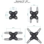 Comprar Soporte de Pared Extensible/ Giratorio/ Inclinable TOOQ LP1344TN-B para TV de 13-43'/ hasta 20kg - Ganga Electrónica