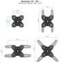 Comprar Soporte de Pared Extensible/ Giratorio/ Inclinable TOOQ LP1345TN-B para TV de 13-43'/ hasta 20kg - Ganga Electrónica
