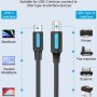 Comprar Cable USB 2.0 Impresora Vention CQUBG/ USB Tipo-B Macho - USB Tipo-C Macho/ 480Mbps/ 1.5m/ Negro - Ganga Electrónica