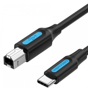 Comprar Cable USB 2.0 Impresora Vention CQUBF/ USB Tipo-B Macho - USB Tipo-C Macho/ 480Mbps/ 1m/ Negro - Ganga Electrónica