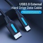Comprar Cable USB 3.0 Vention CQABD/ microUSB Macho - USB Tipo-C Macho/ 5Gbps/ 50cm/ Negro - Ganga Electrónica
