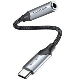 Comprar Conversor Vention BGMHF/ Jack 3.5 Hembra - USB Tipo-C Macho/ 1m/ Gris - Ganga Electrónica