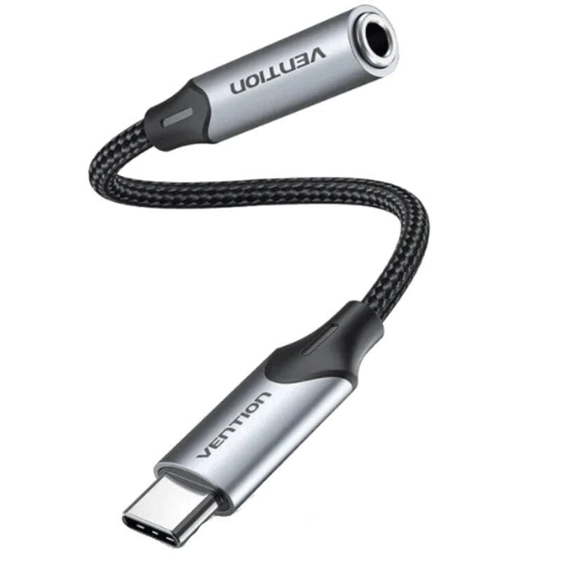 Comprar Conversor Vention BGMHF/ Jack 3.5 Hembra - USB Tipo-C Macho/ 1m/ Gris - Ganga Electrónica