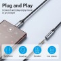 Comprar Conversor Vention BGMHF/ Jack 3.5 Hembra - USB Tipo-C Macho/ 1m/ Gris - Ganga Electrónica