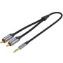 Comprar Cable Audio Vention BCNBG/ 2x RCA Macho - Jack 3.5 Macho/ 1.5m/ Gris - Ganga Electrónica