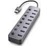 Comprar Hub USB NGS IHUB8 - 8XUSB 3.0/ gris - Ganga Electrónica