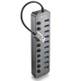Comprar Hub USB NGS IHUB10/ 10XUSB 3.0/ Gris - Ganga Electrónica