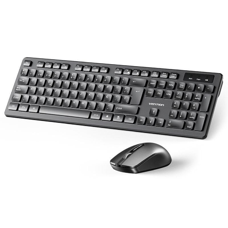 Comprar Teclado y Ratón Inalámbricos Vention Combo KTDB0-ES - Ganga Electrónica