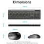 Comprar Teclado y Ratón Inalámbricos Vention Combo KTDB0-ES - Ganga Electrónica
