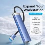 Comprar Hub USB 3.0 Vention TGFSB/ 3xUSB/ 1xRJ45/ 1xUSB Tipo-C PD/ Azul - Ganga Electrónica