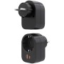 Comprar Enchufe Aisens ASPS-1A1C07-BK/ 1 Toma de Corriente/ 1 USB Tipo-C PD/ 1 USB/ Negro - Ganga Electrónica
