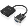 Comprar Cable Conversor Aisens A115-0873/ VGA Macho/ HDMI Hembra - Jack 3.5 Hembra - MicroUSB / 20cm/ Negro - Ganga Electrónica