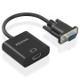 Comprar Cable Conversor Aisens A115-0873/ VGA Macho/ HDMI Hembra - Jack 3.5 Hembra - MicroUSB / 20cm/ Negro - Ganga Electrónica