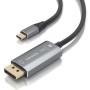 Comprar Cable Conversor Aisens A109-0880/ USB Tipo-C Macho - DisplayPort Macho/ 1.8m/ Negro - Ganga Electrónica