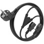Comprar Cable Alimentación CPU Aisens A132-0865/ CEE7 Macho - 2x C13 Hembra/ 3m/ Negro - Ganga Electrónica
