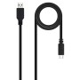 Comprar Cable USB 2.0 Nanocable 10.01.2101-L150/ USB Tipo-C Macho - USB Macho/ 480Mbps/ 1.5m/ Negro - Ganga Electrónica