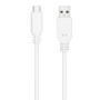 Comprar Cable USB 2.0 Nanocable 10.01.2101-W/ USB Tipo-C Macho - USB Macho/ 480Mbps/ 1m/ Blanco - Ganga Electrónica