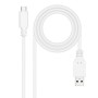 Comprar Cable USB 2.0 Nanocable 10.01.2103-W/ USB Tipo-C Macho - USB Macho/ 480Mbps/ 3m/ Blanco - Ganga Electrónica